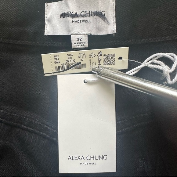 Madewell x Alexa Chung Jeans The Alexa Dream Jean in Outridge Wash 32 NWT New - Picture 9 of 13